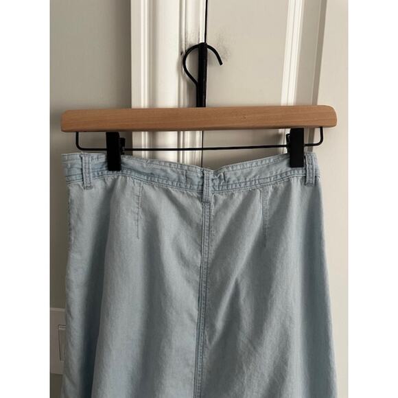 Pistola Baez Chambray Button Down Maxi Skirt Small - Picture 6 of 9